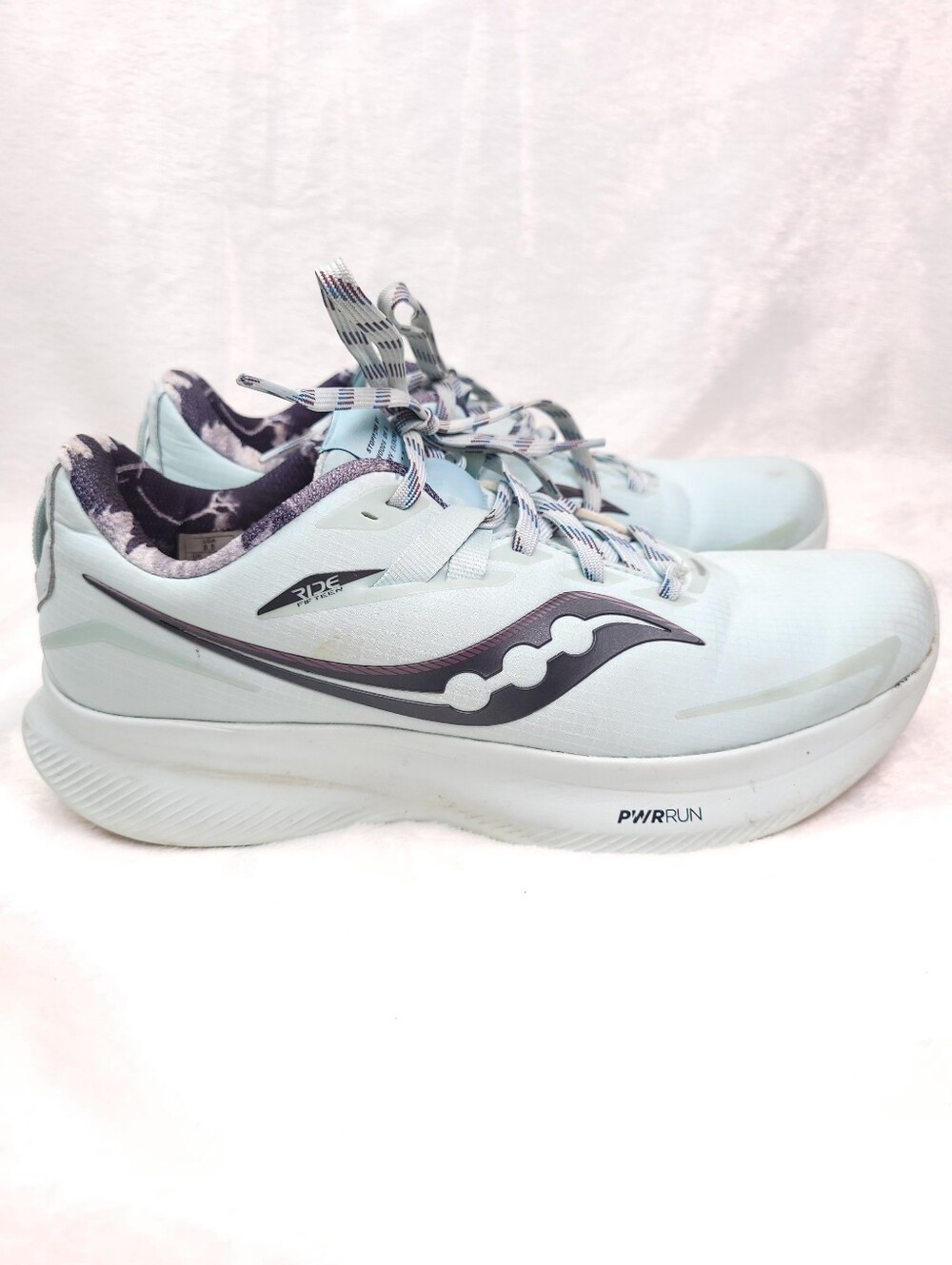 Saucony Ride 15 Runshield Water Resistant Shoes Frost 8.5